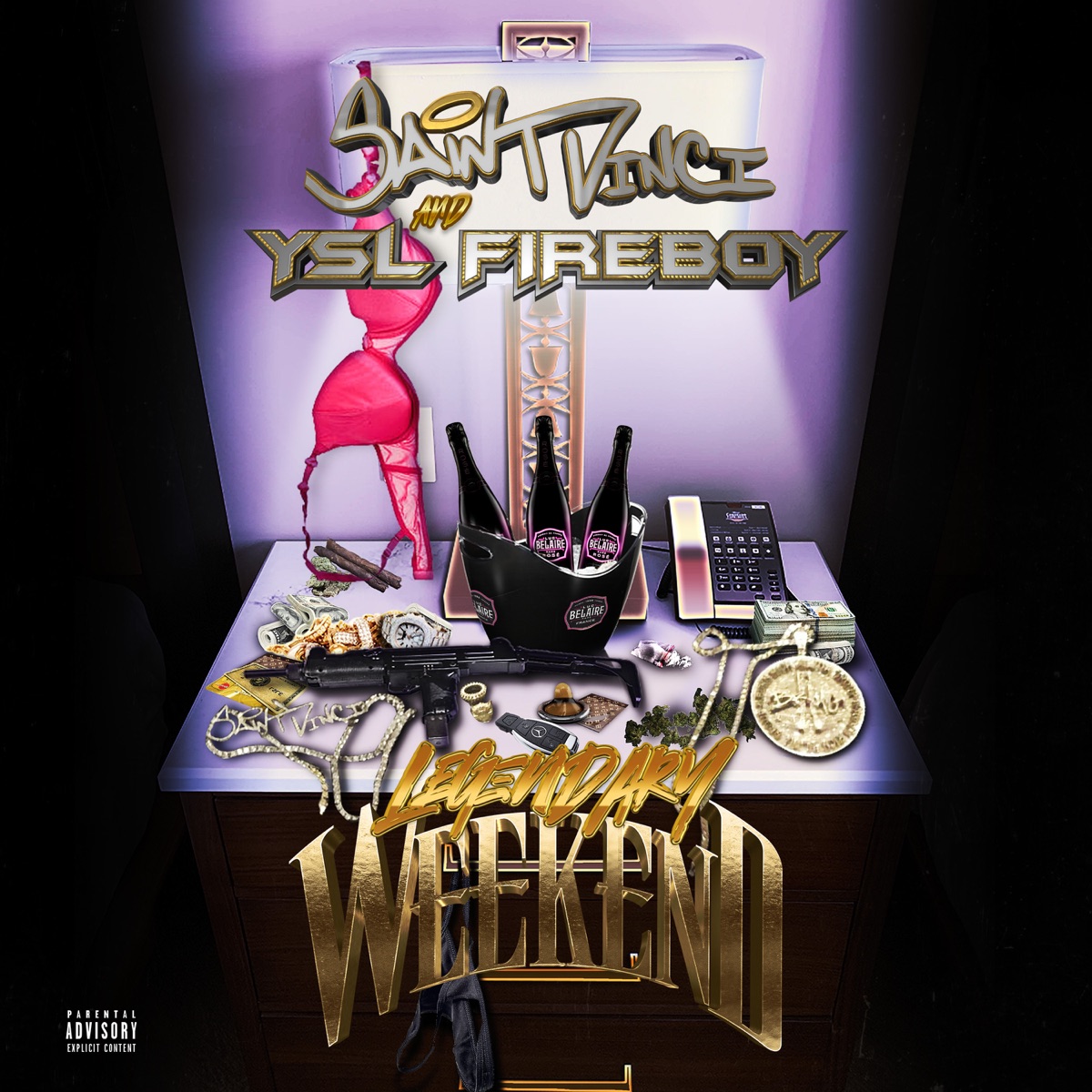 Slime Recliner - Single by Saint Vinci & YSL Fireboy album cover