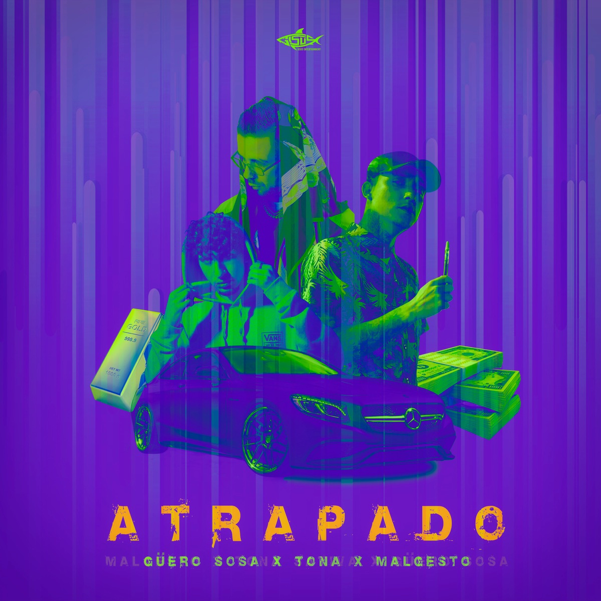 Atrapado - Single by Guero Sosa, Malgesto & T.O.N.A album cover