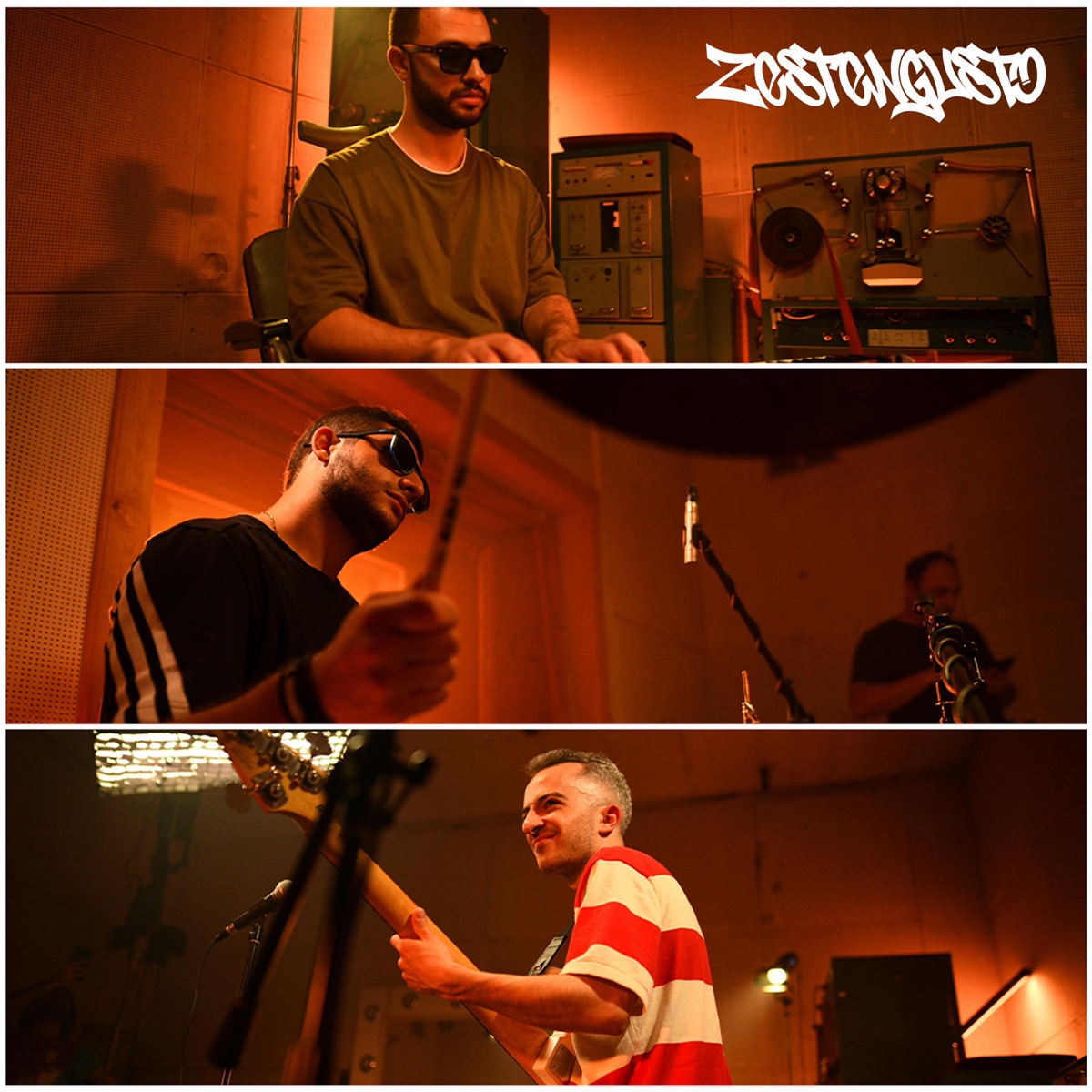 utelu es (feat. Areg Gevorgyan, Arman Mnatsakanyan & Arman Peshtmaljyan) [live] - Single by zestengusto album cover
