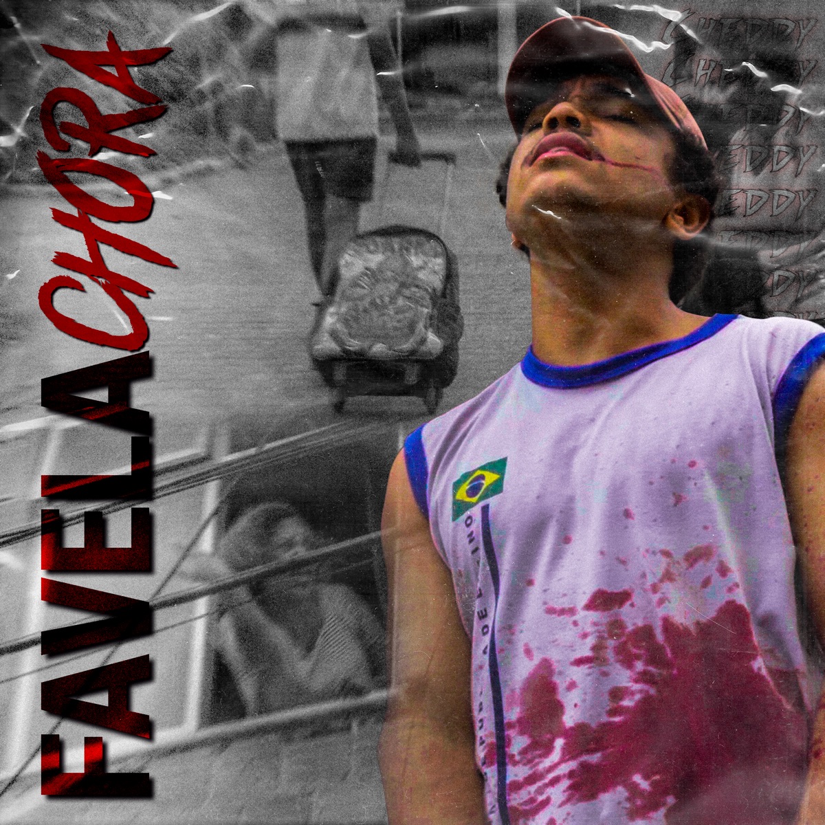 Favela Chora - Single by Cheddy album cover