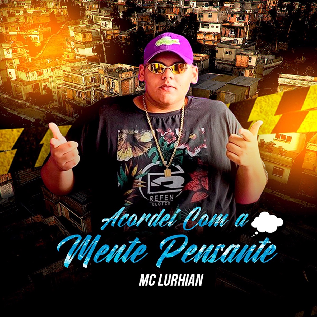 Acordei Com a Mente Pensante - Single by MC Lurhian album cover