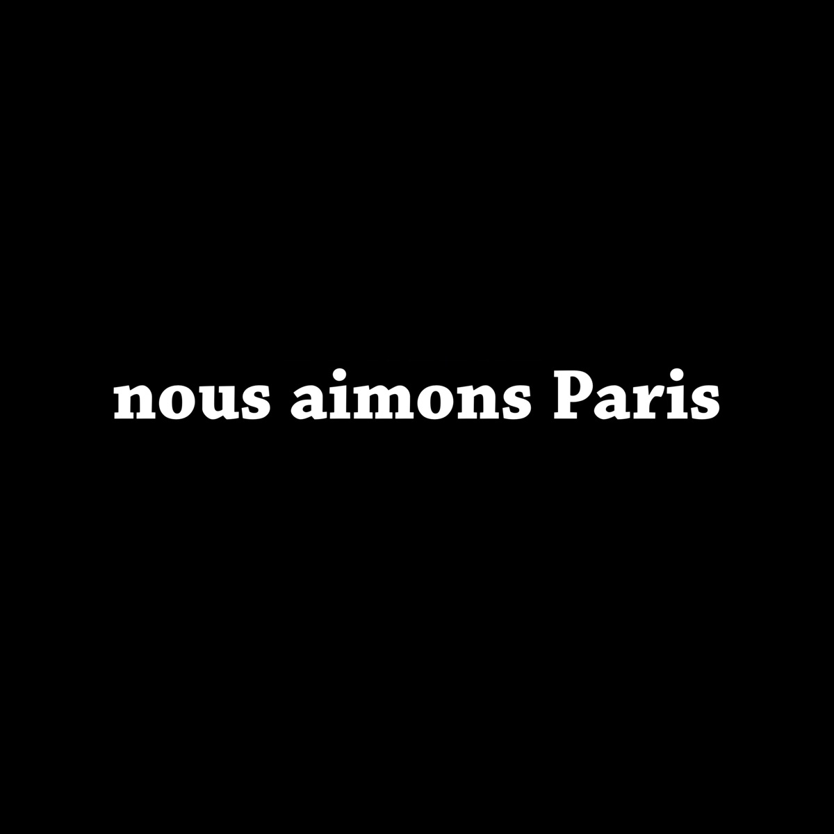 Nous Aimons Paris - Single by Zola album cover