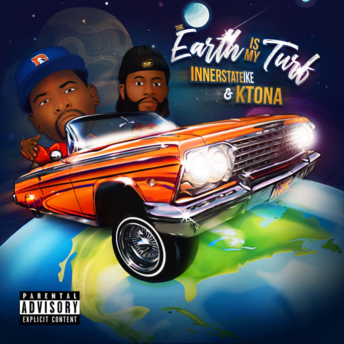 The Earth is My Turf by Innerstate Ike & K-Tone album cover