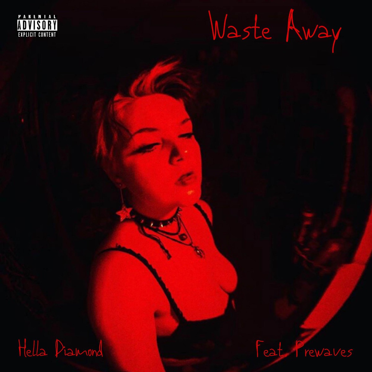 Waste Away (feat. Prewaves) - Single by Hella Diamond album cover