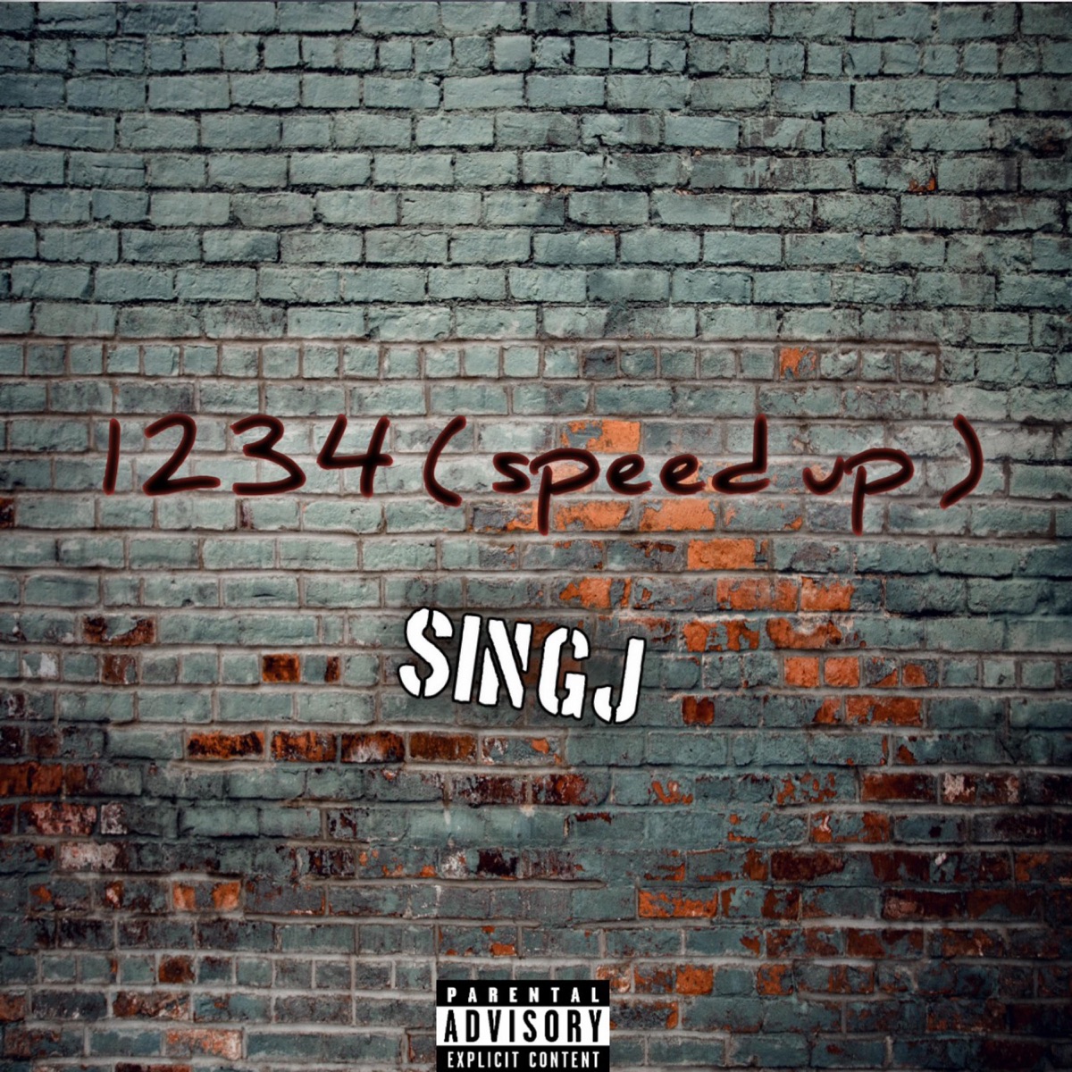 1234 (Speed Up) - Single by Singj album cover