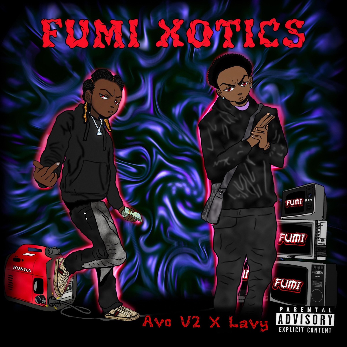 Fumi Xotics - Single by Avo V2 & Lavy album cover