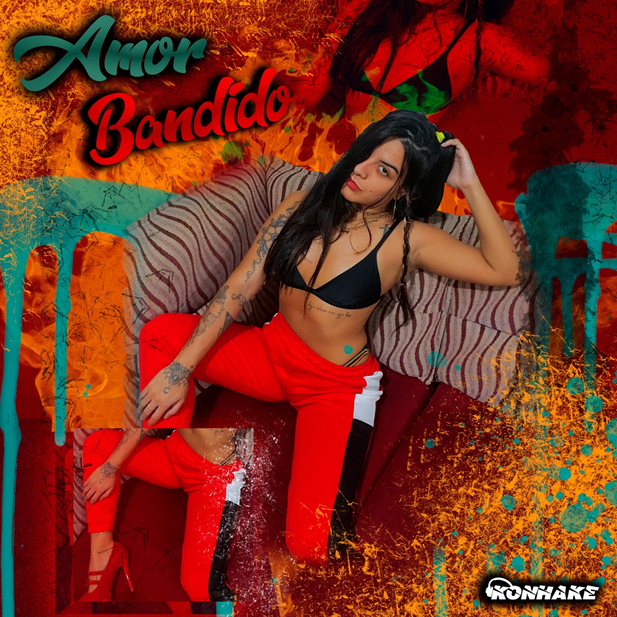 Amor Bandido - Single by Thaysann album cover