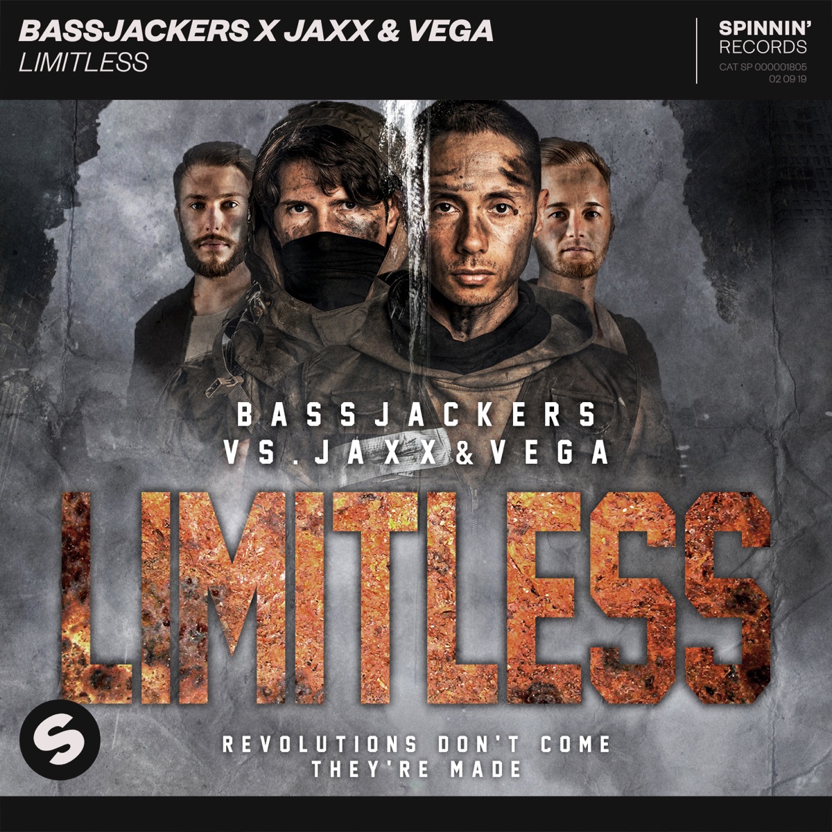 Limitless - Single by Bassjackers & Jaxx & Vega album cover