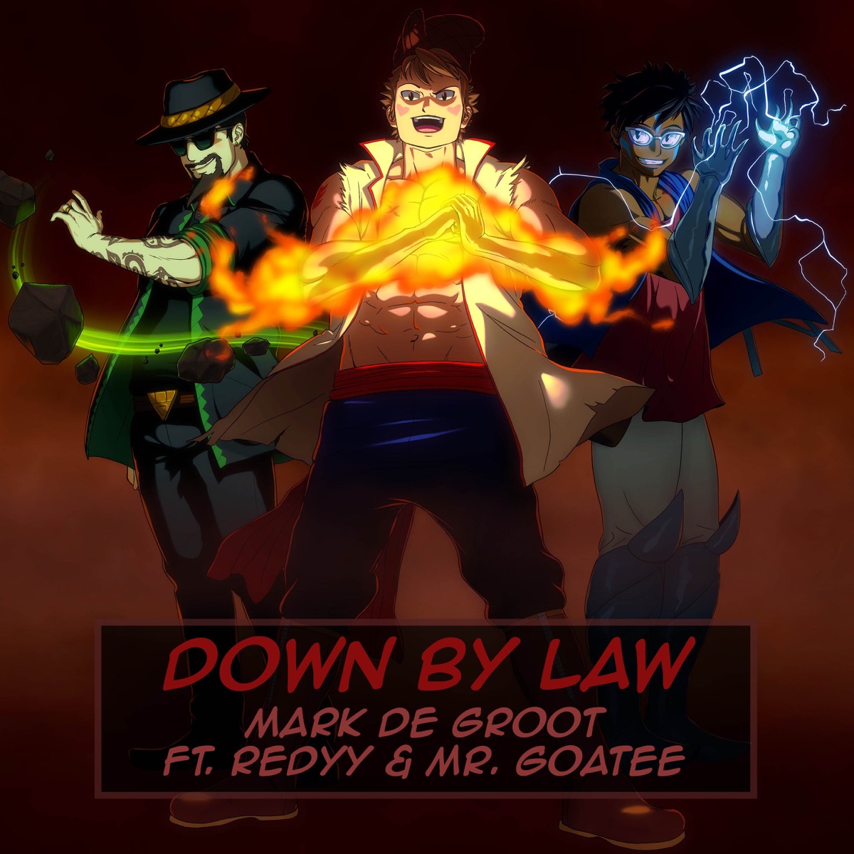Down By Law (From "Fairy Tail") [feat. Mr. Goatee & Redyy] - Single by Mark De Groot album cover