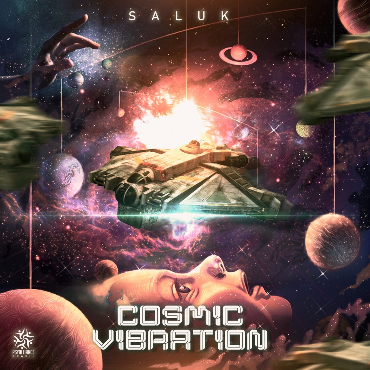 Cosmic Vibration - Single by Saluk album cover