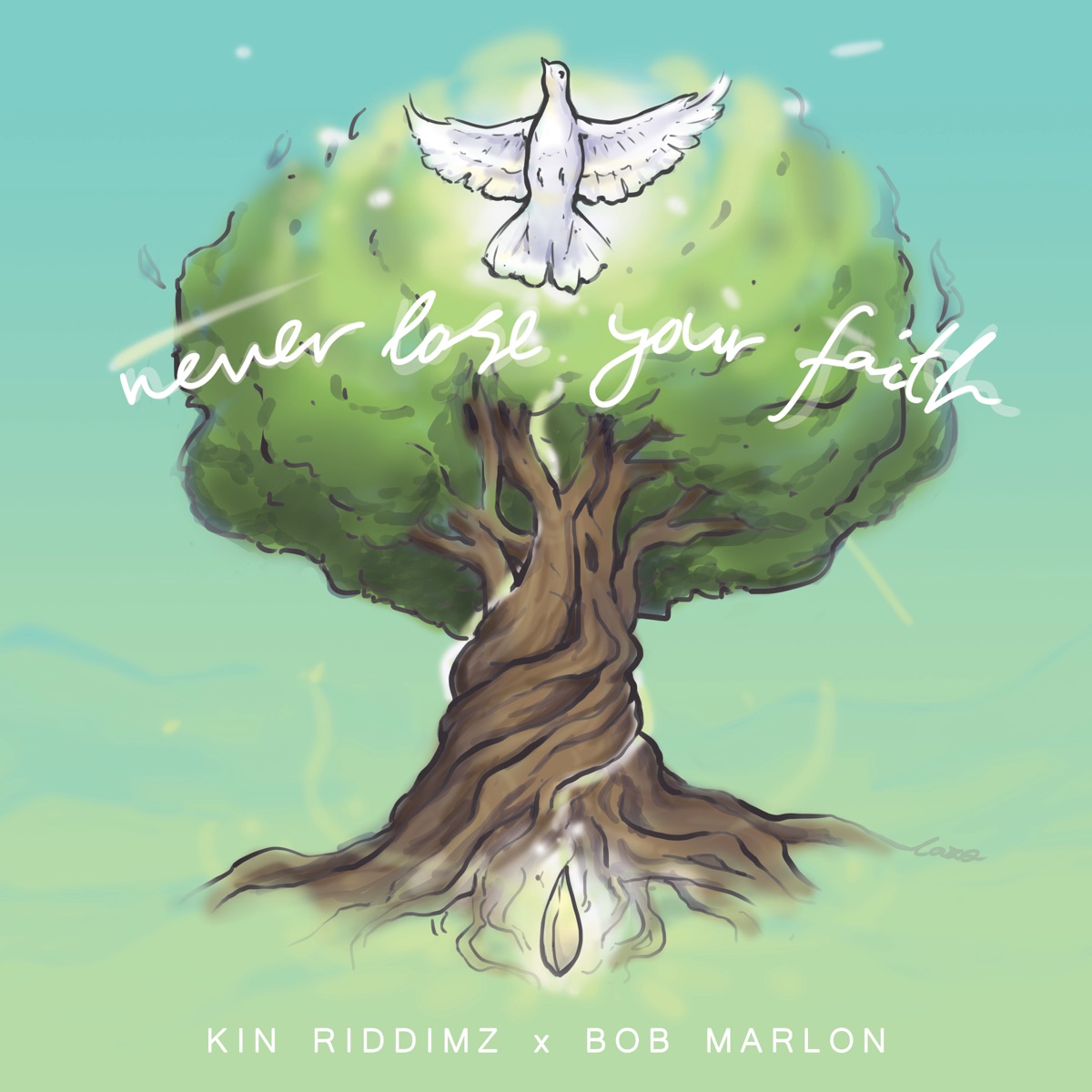 Never Lose Your Faith - Single by Kin Riddimz & Bob Marlon album cover