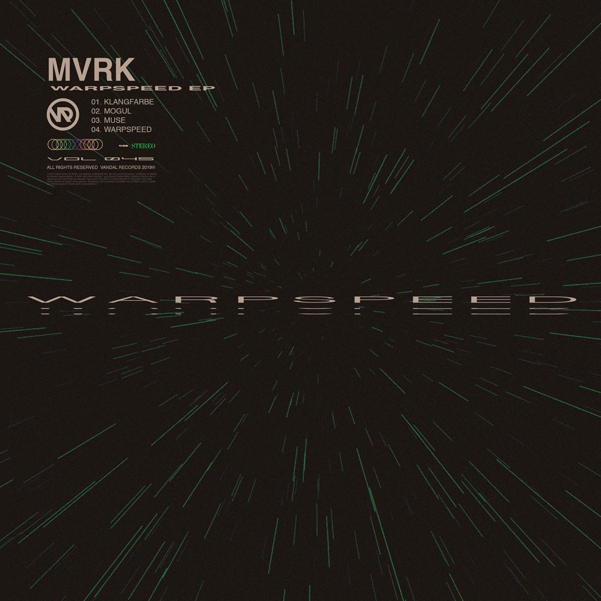 Warp Speed EP by M.V.R.K album cover