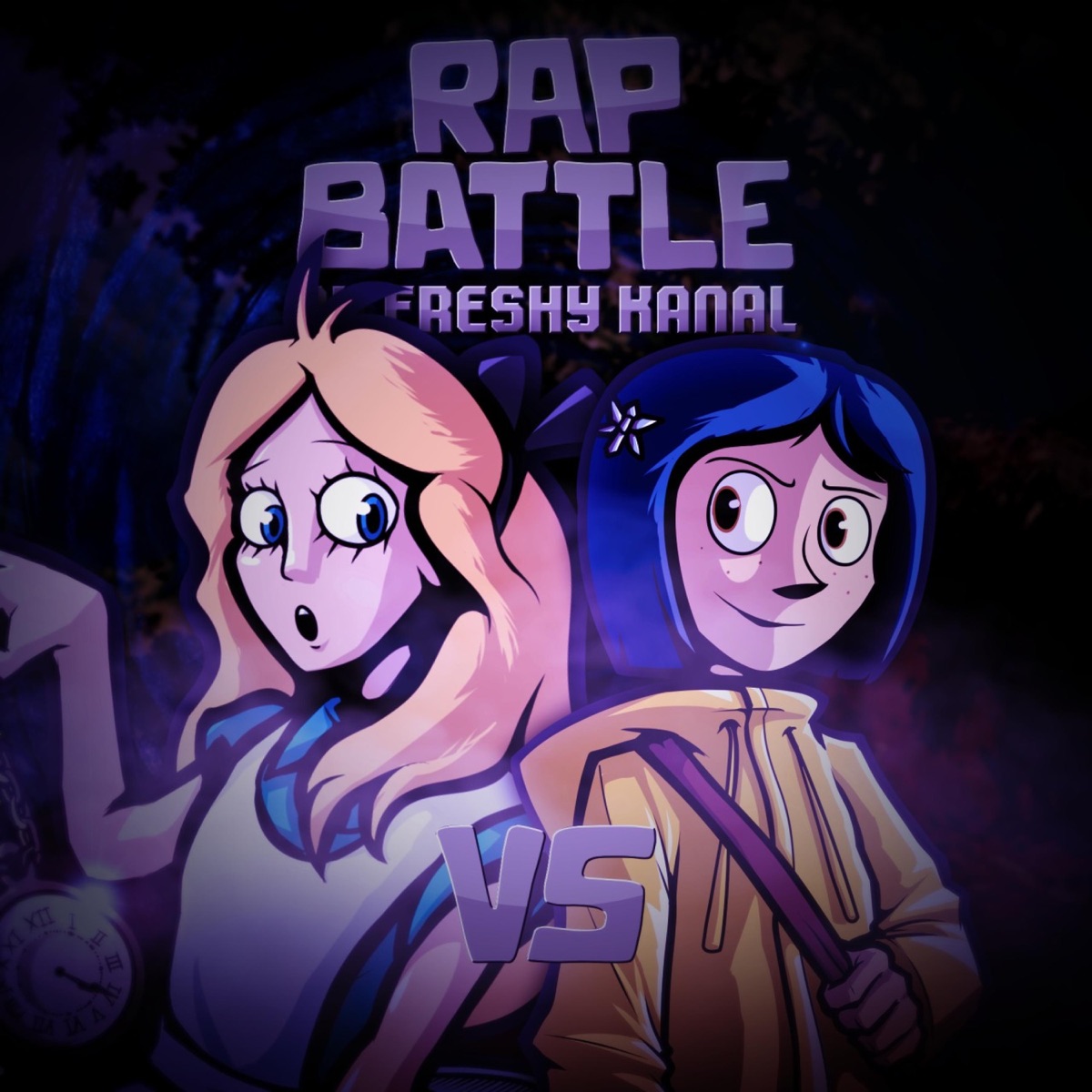Coraline Vs. Alice in Wonderland - Single by Freshy Kanal album cover