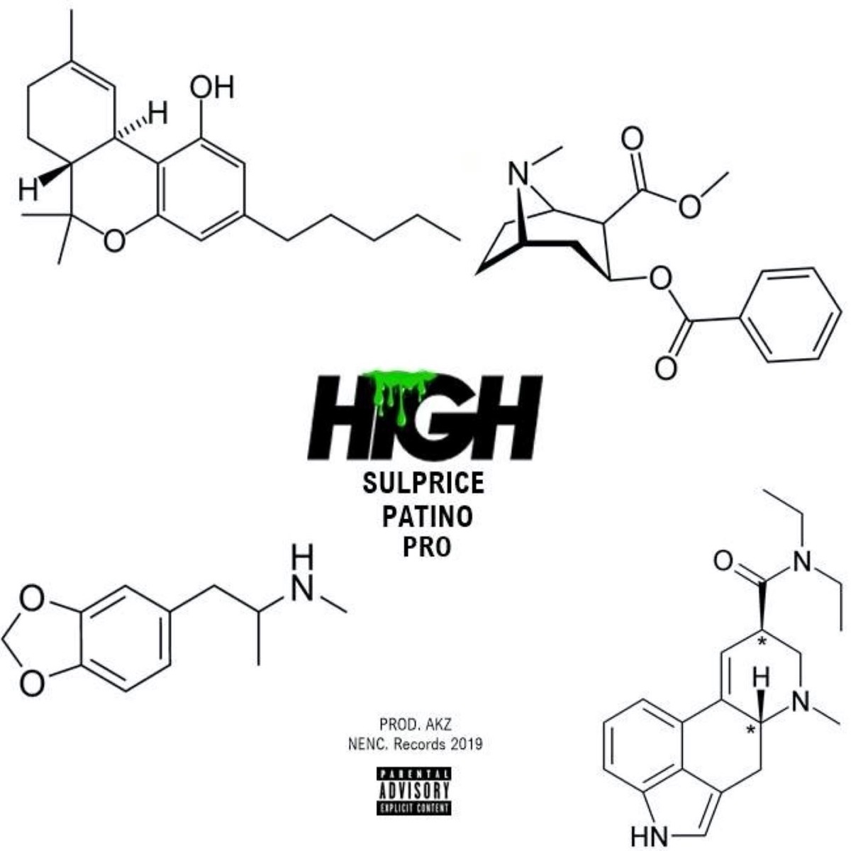 High (feat. El Patino & Pro) - Single by SULPRICE album cover
