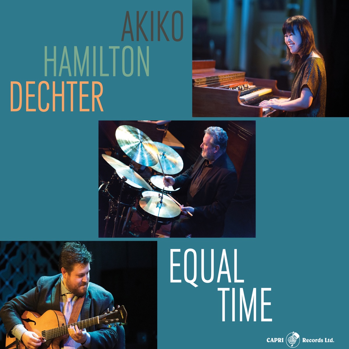 Equal Time by Akiko Tsuruga, Jeff Hamilton & Graham Dechter album cover