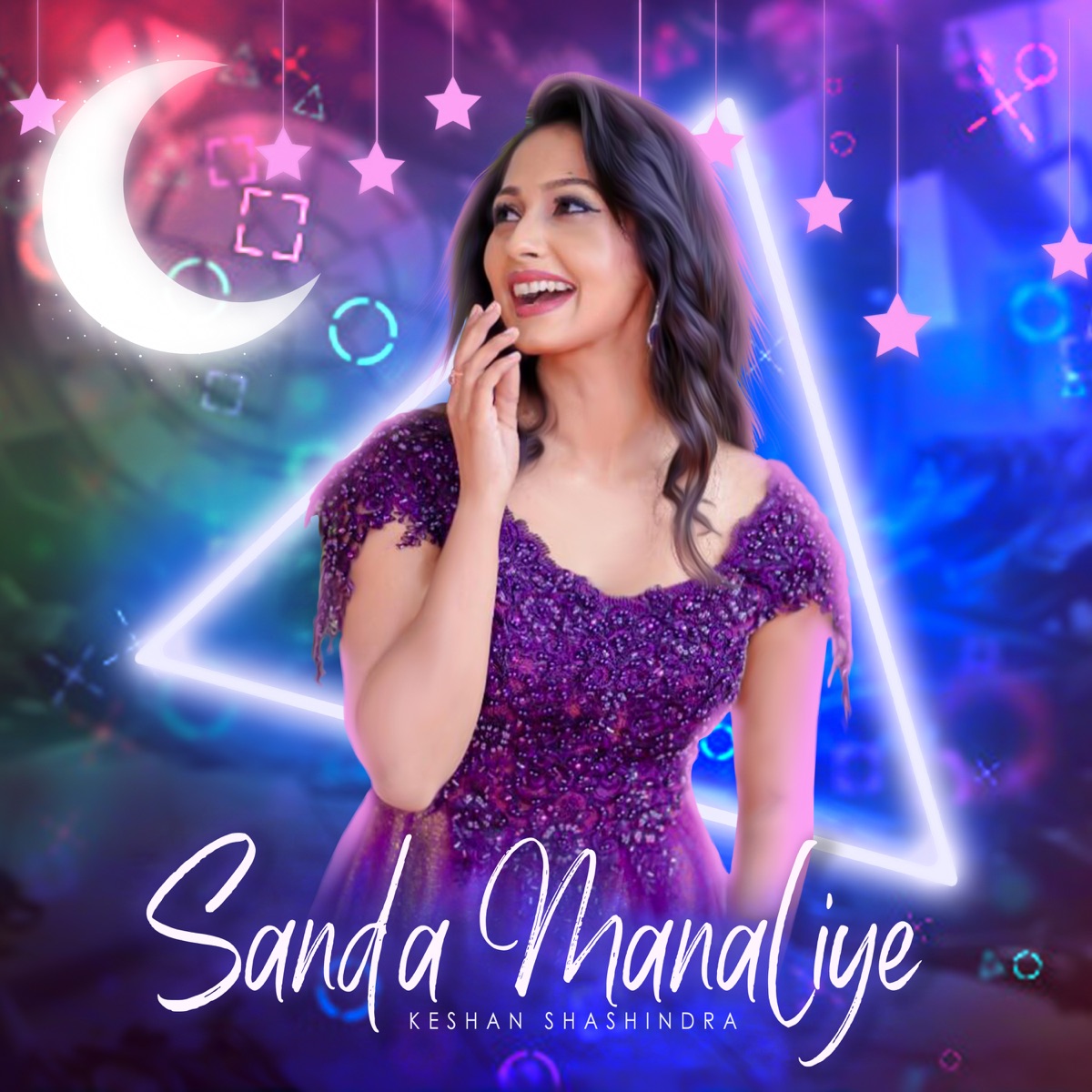 Sanda Manaliye - Single by Keshan Shashindra album cover