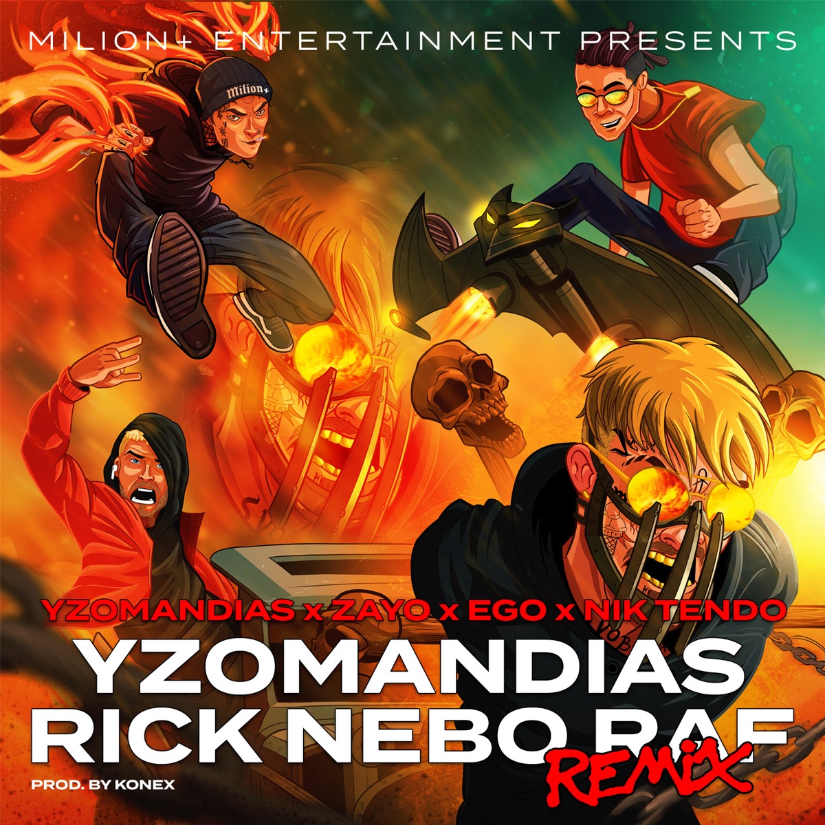 Rick nebo Raf (feat. ZAYO, Ego & Nik Tendo) [Remix] - Single by Yzomandias album cover
