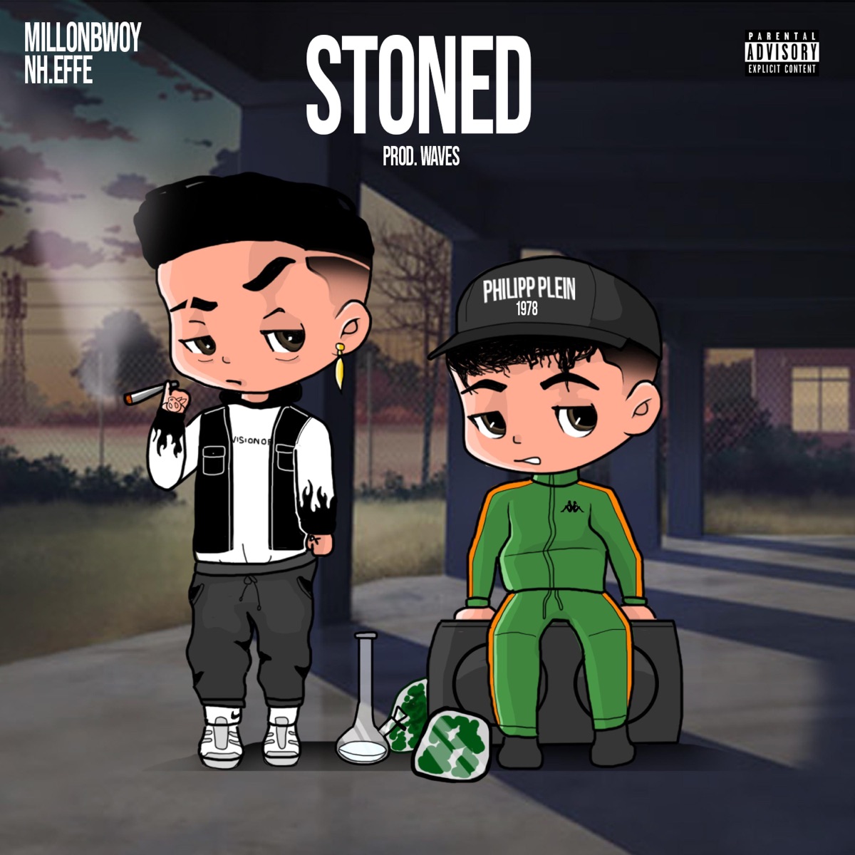 Stoned - Single by Nh Effe & MILLON BWOY album cover