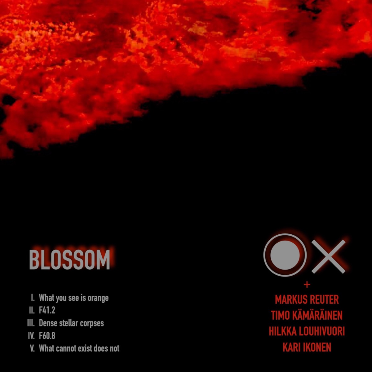 Blossom (feat. Markus Reuter, Timo Kämäräinen, Hilkka Louhivuori & Kari Ikonen) - EP by OX album cover