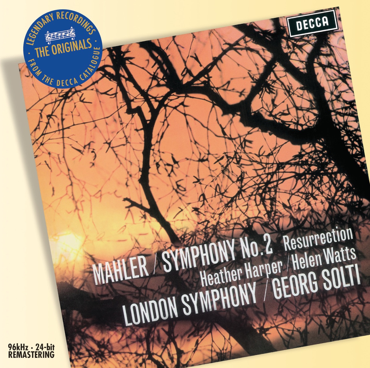 Mahler: Symphony No. 2 - "Resurrection" by Heather Harper, Helen Watts, London Symphony Chorus, London Symphony Orchestra & Sir Georg Solti album cover