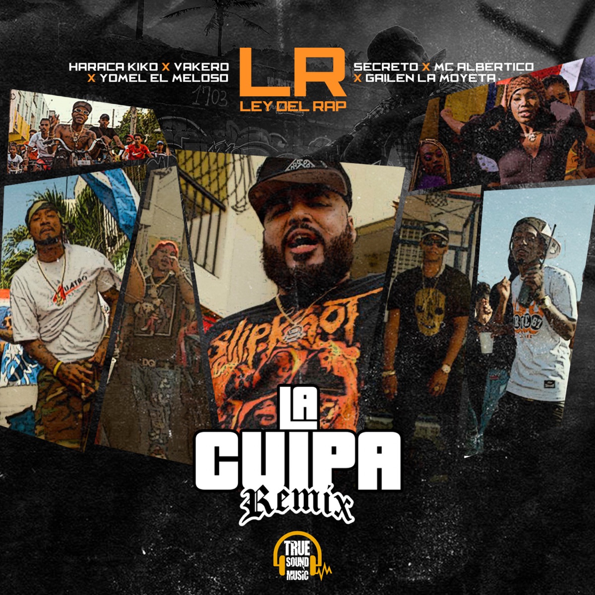 La Culpa (feat. Gailen La Moyeta, Yomel El Meloso, Yomel El Meloso, MC Albertico & Vakero) [Remix] - Single by LR Ley Del Rap, Secreto El Famoso Biberón & Haraca Kiko album cover