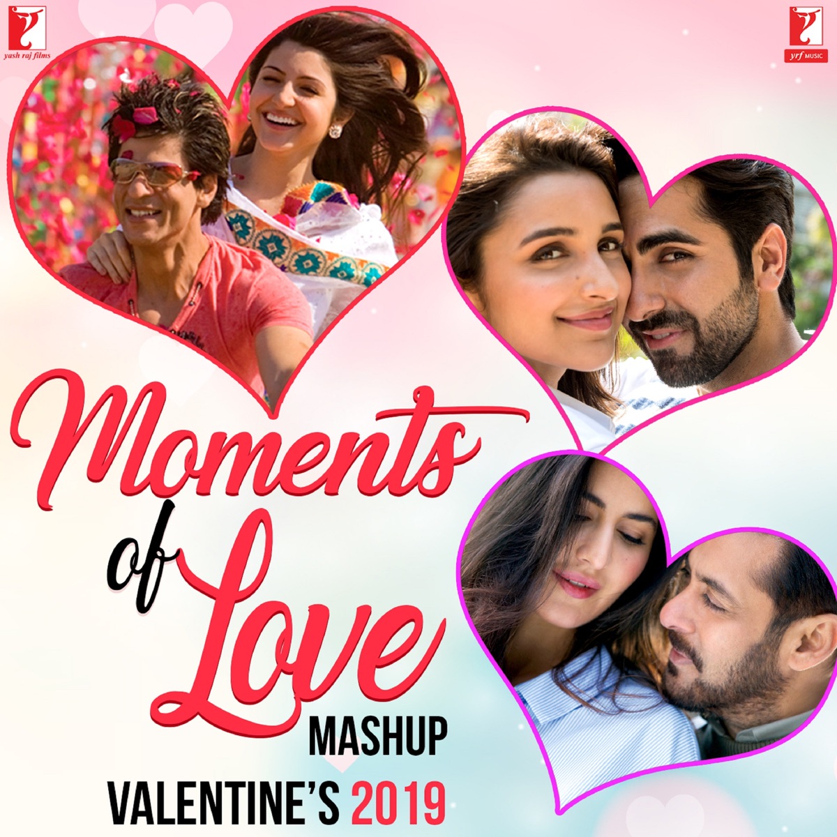 Moments of Love Mashup - Valentine’s 2019 - Single by Atif Aslam, Parineeti Chopra, Papon, Sukhwinder Singh, Monali Thakur, Ronkini Gupta, Alka Yagnik & Babul Supriyo album cover
