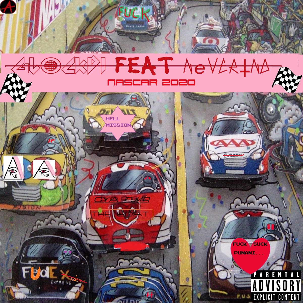 Nascar (feat. DraoBeats & n3vermind) - Single by Glockdi album cover