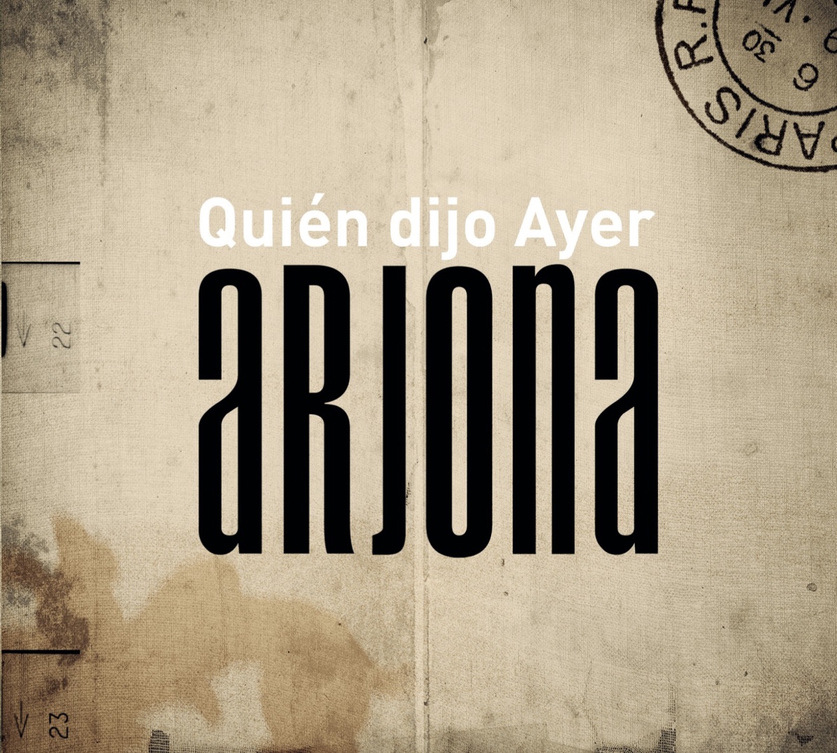 Quién Dijo Ayer by Ricardo Arjona album cover