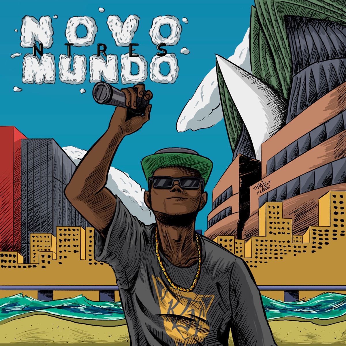Novo Mundo - EP by Ntres album cover