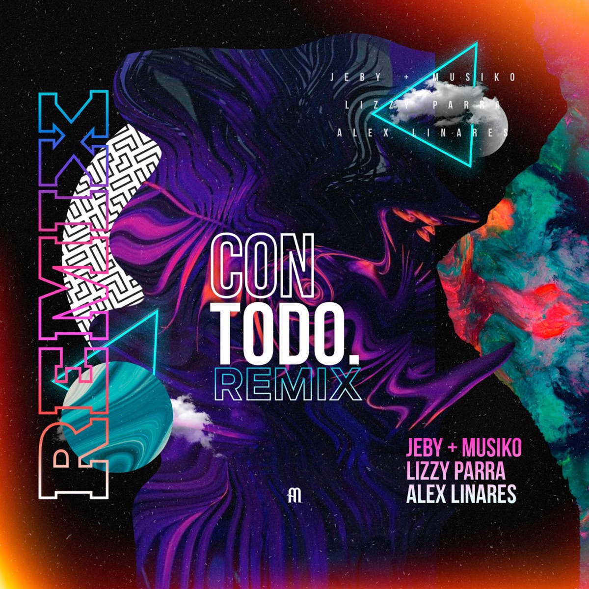 Con Todo (Remix) [feat. Lizzy Parra] - Single by Jeiby, Lizzy Parra & Alex Linares album cover