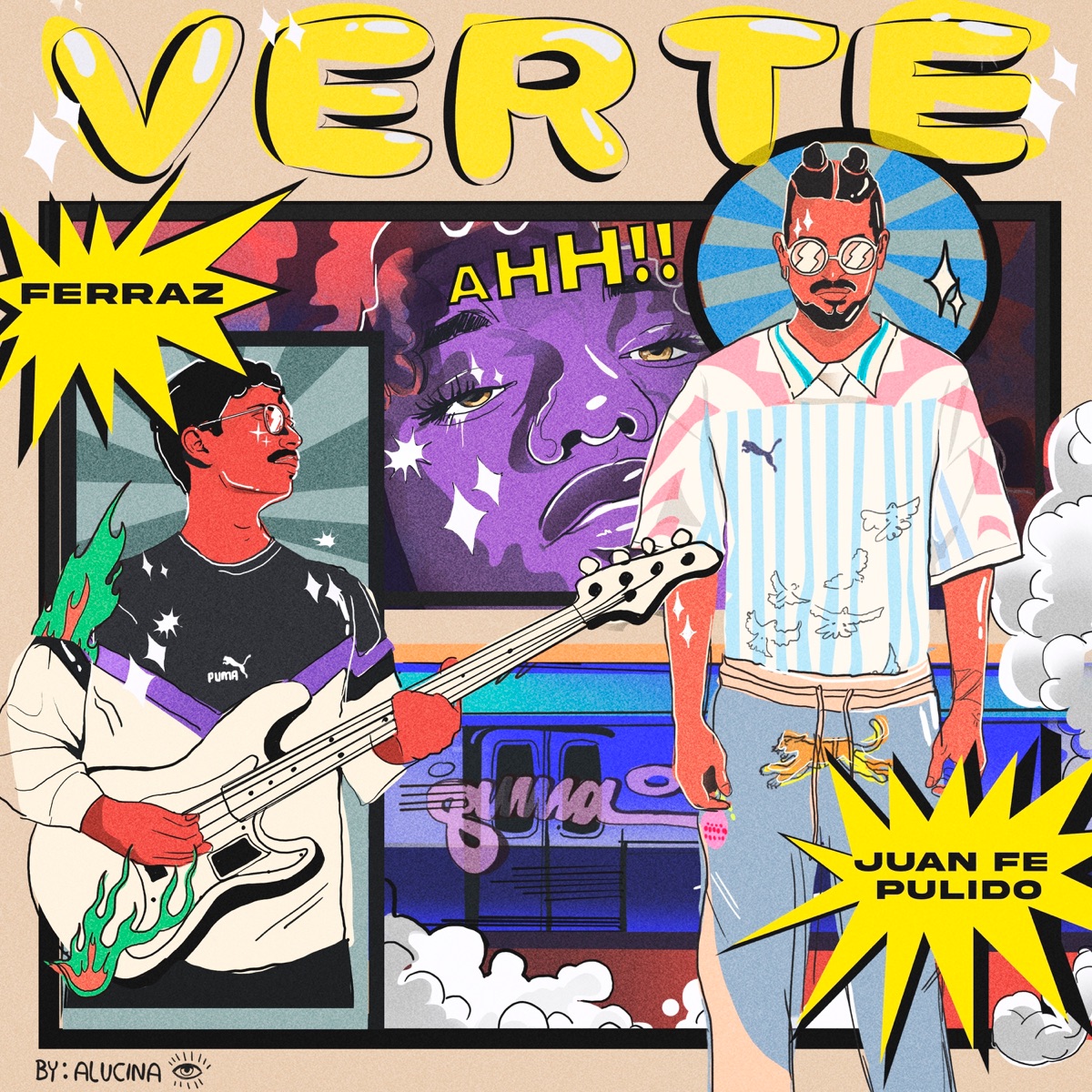 Verte - Single by Juan Fe Pulido & Ferraz album cover
