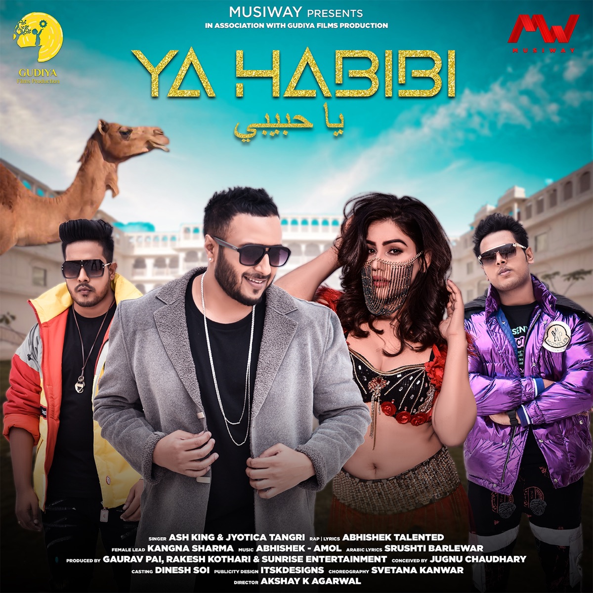 YA HABIBI - Single by Ash King, Jyotica Tangri & Abhishek Talented album cover
