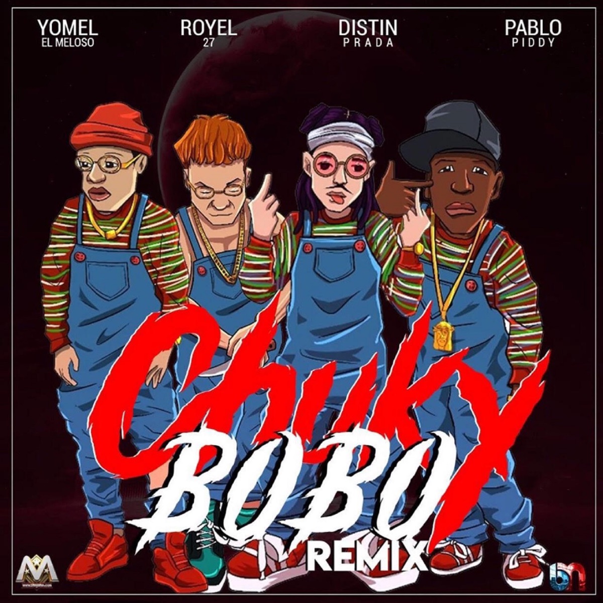 Chuky Bobo (feat. Pablo Piddy) [Remix] - Single by Yomel El Meloso, Distin Prada & Royel 27 album cover