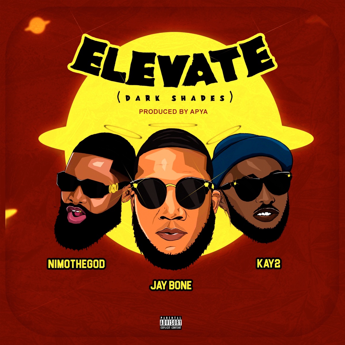 Elevate(Dark Shades) [feat. Jay Bone & Nimothegod] - Single by Kay2 album cover