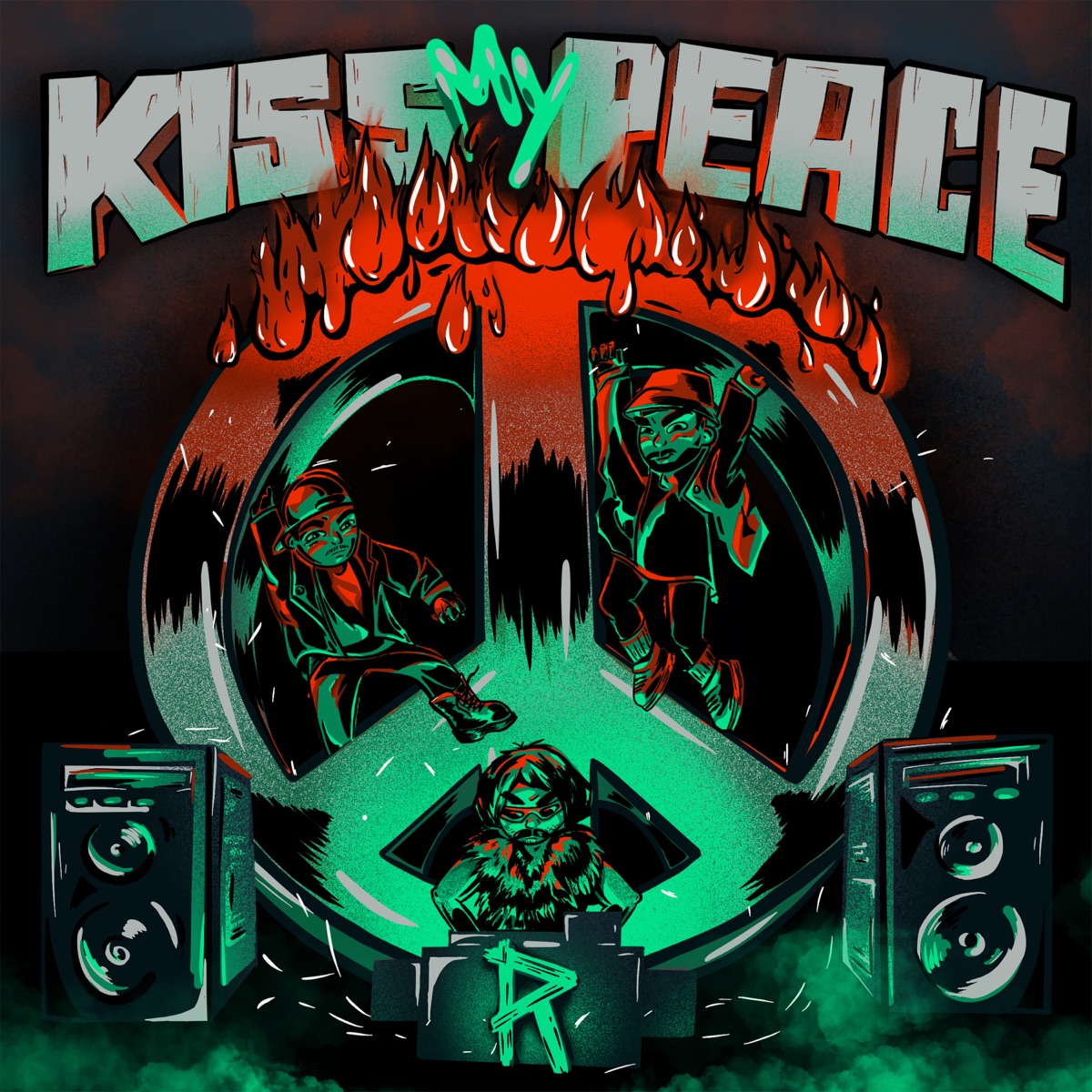 Kiss My Peace by Russian Village Boys album cover