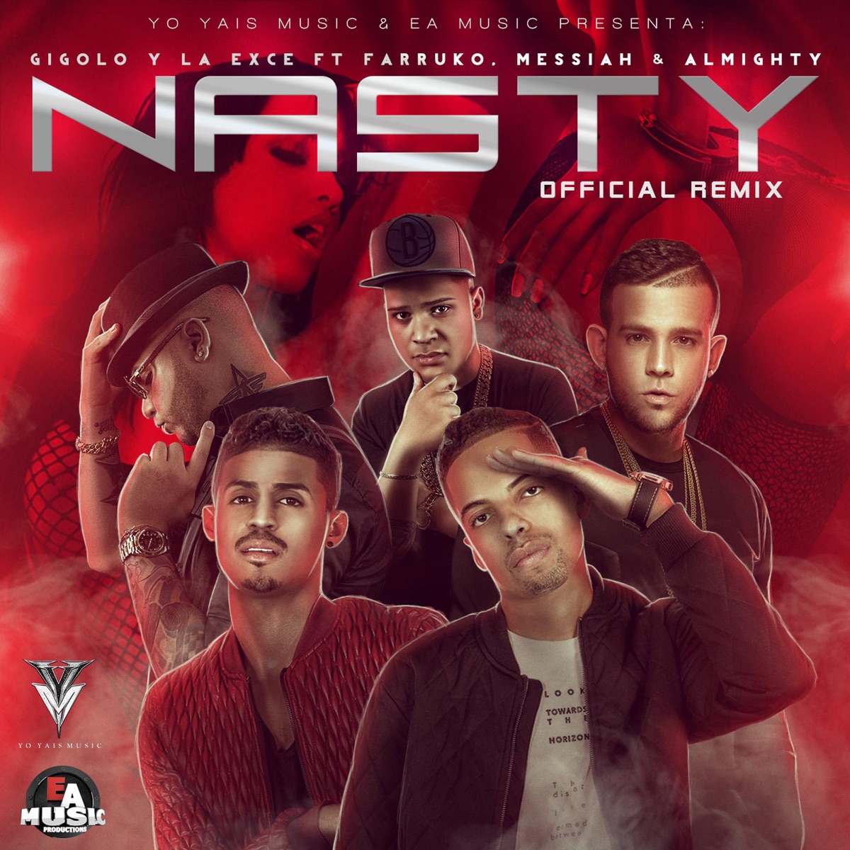 Nasty (Remix) [feat. Farruko, Messiah & Almighty] - Single by Gigolo & La Exce album cover