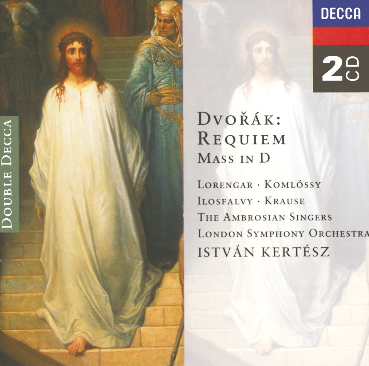 Dvorak: Requiem Mass/Mass in D (2 CDs) by London Symphony Orchestra, István Kertész, Choir of Christ Church Cathedral, Oxford & Simon Preston album cover