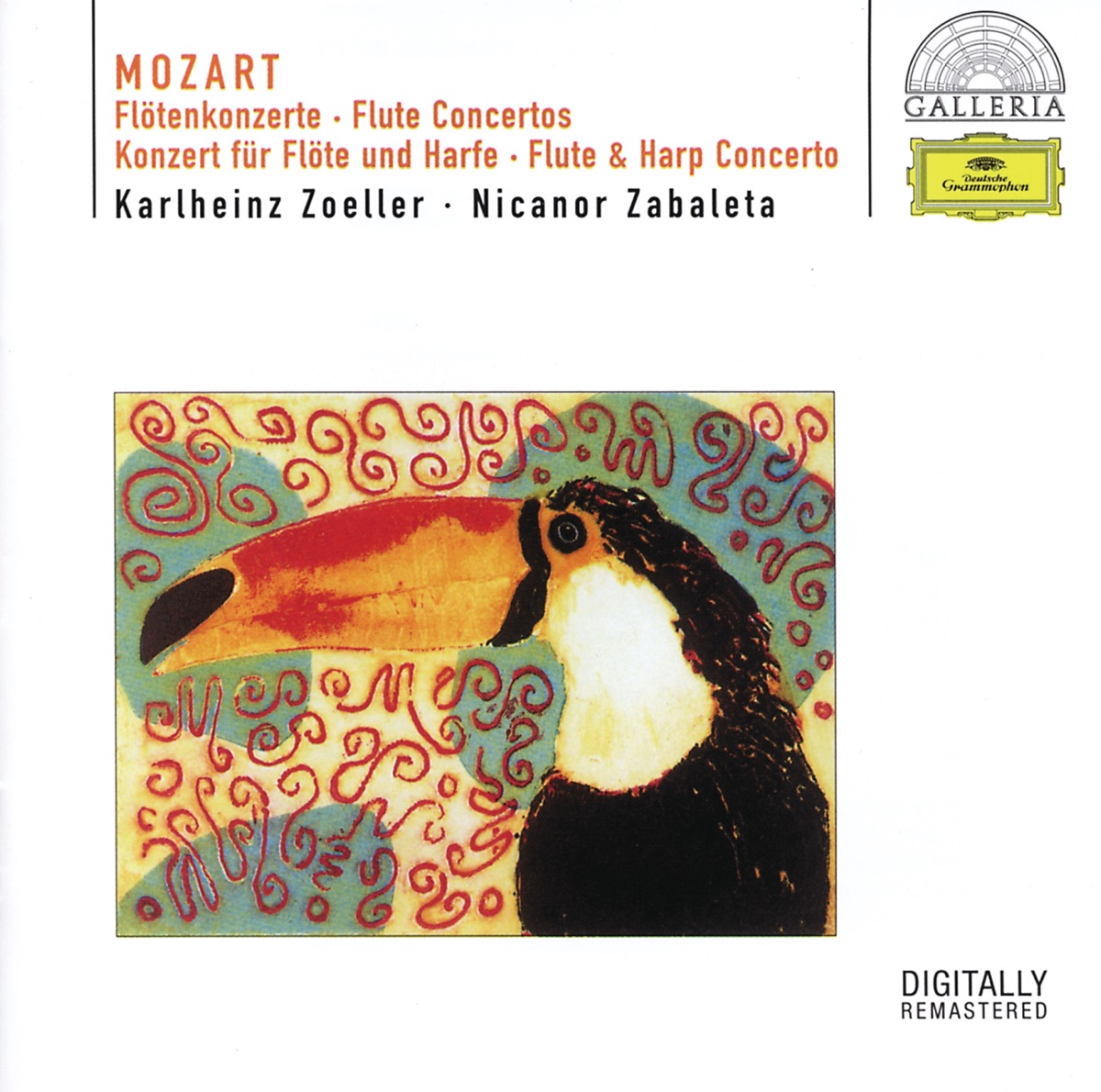 Mozart: Flute Concertos Nos.1 & 2 and Flute & Harp Concerto K. 299 by Karlheinz Zoeller, Berlin Philharmonic, Bernhard Klee, English Chamber Orchestra, Nicanor Zabaleta & Ernst Märzendorfer album cover