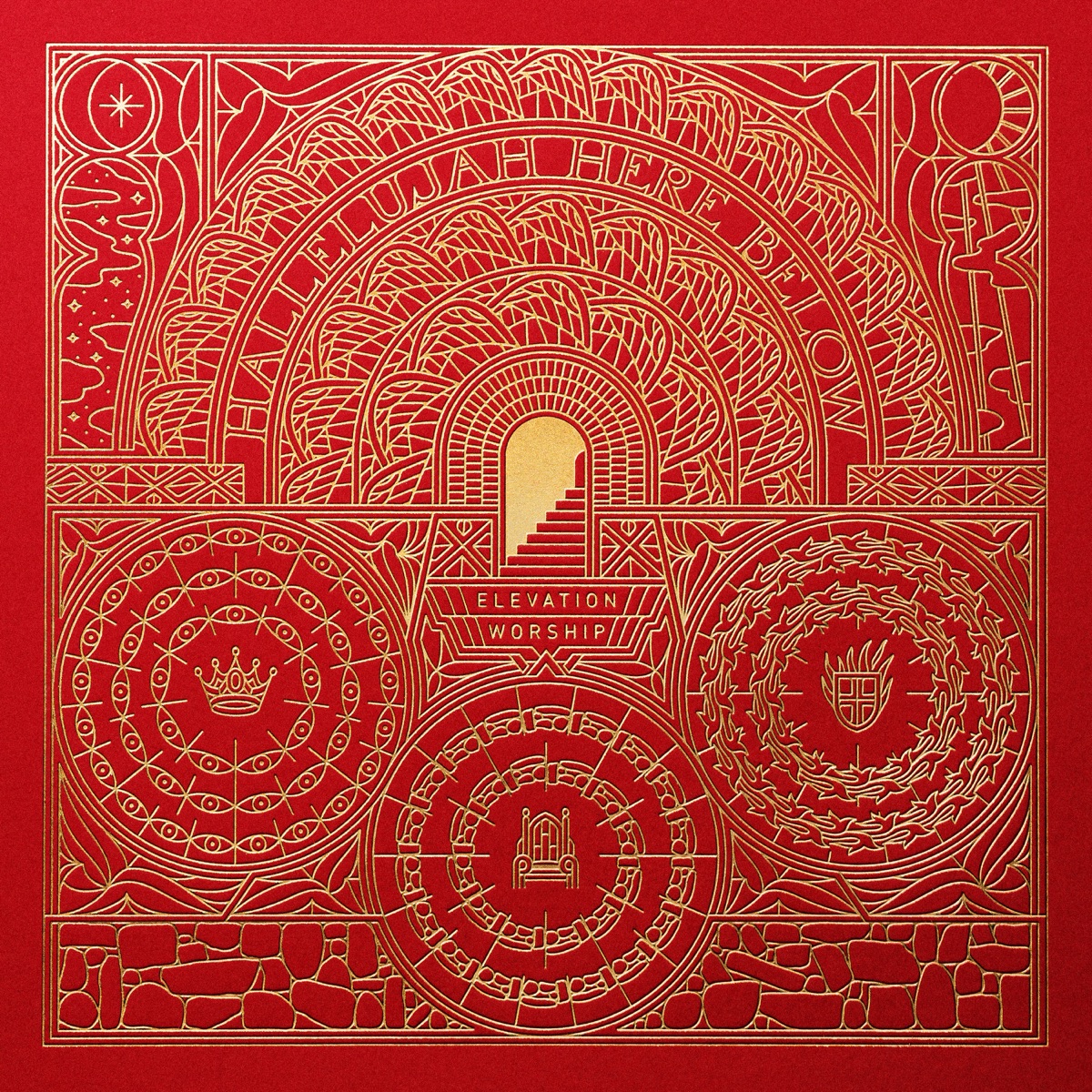 Hallelujah Here Below by Elevation Worship album cover
