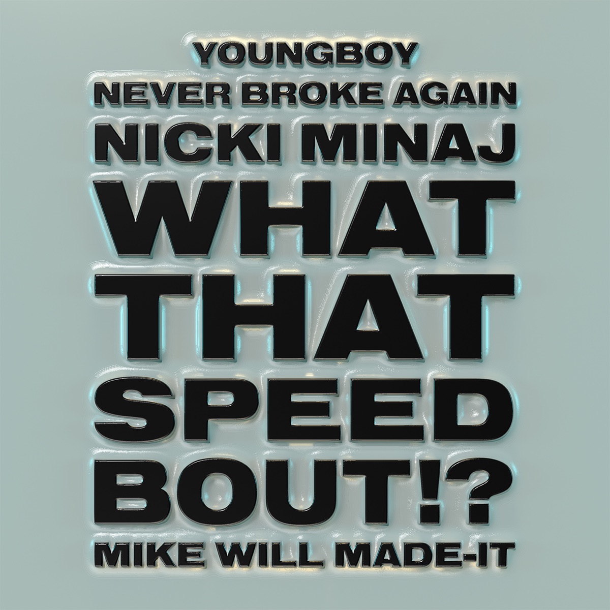 What That Speed Bout!? - Single by Mike WiLL Made-It, Nicki Minaj & YoungBoy Never Broke Again album cover artwork
