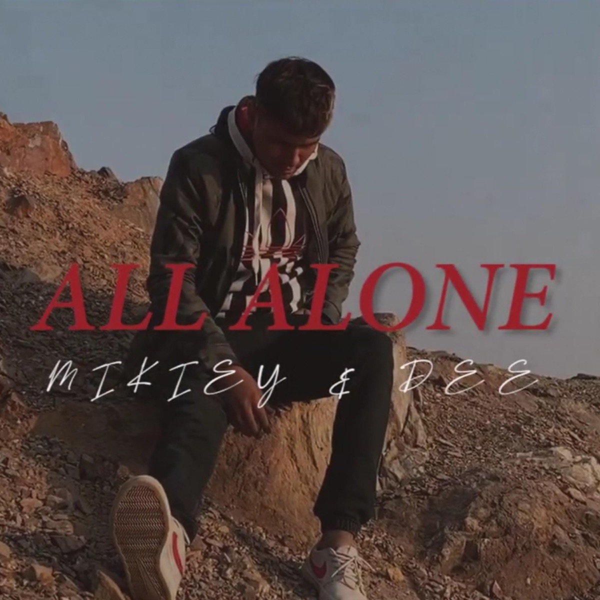 All Alone - Single by Mikiey & Hhjc album cover