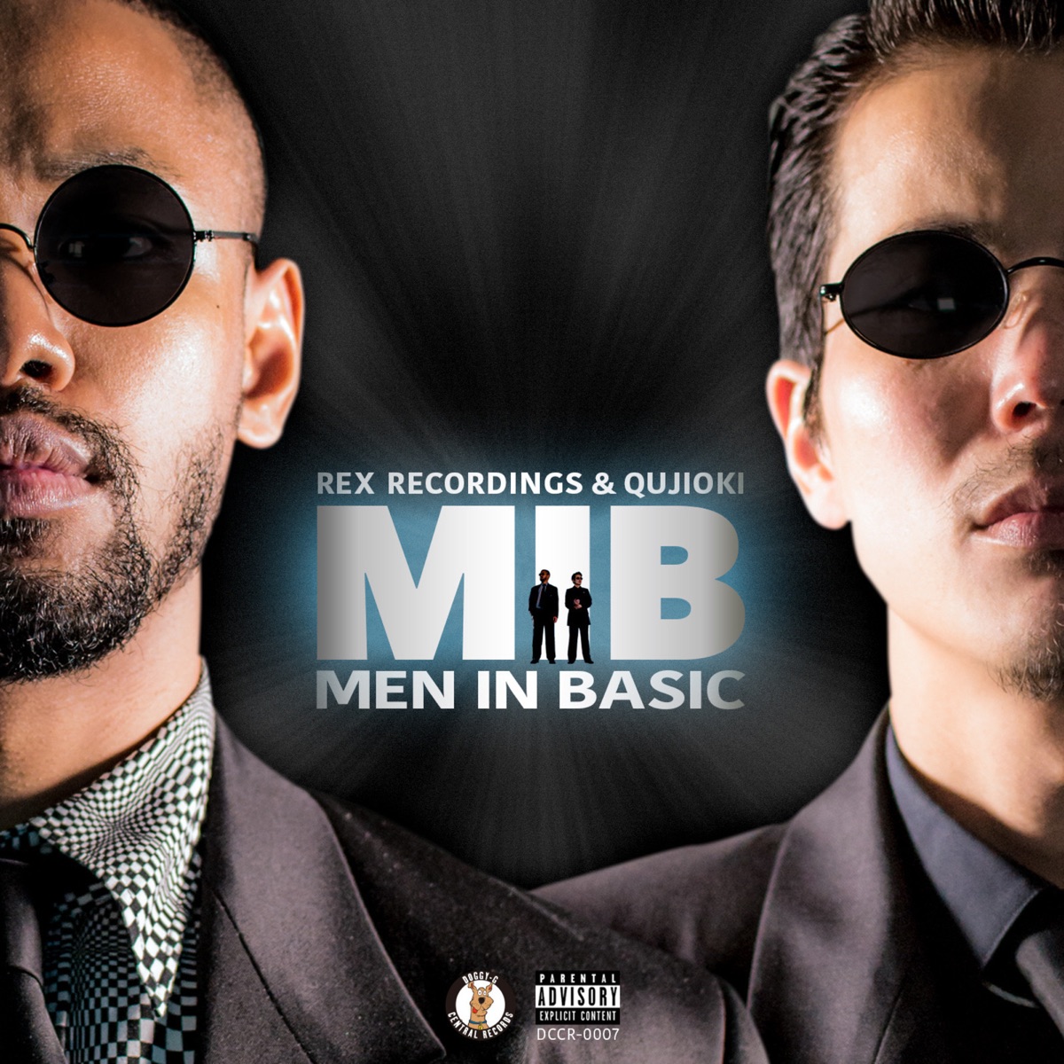 MEN IN BASIC - Single by Rex Recordings & qujioki album cover