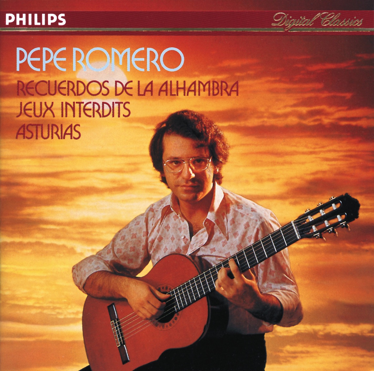 Tárrega: Recuerdos De La Alhambra & Albéniz: Asturias, Jeux Interdits by Pepe Romero album cover