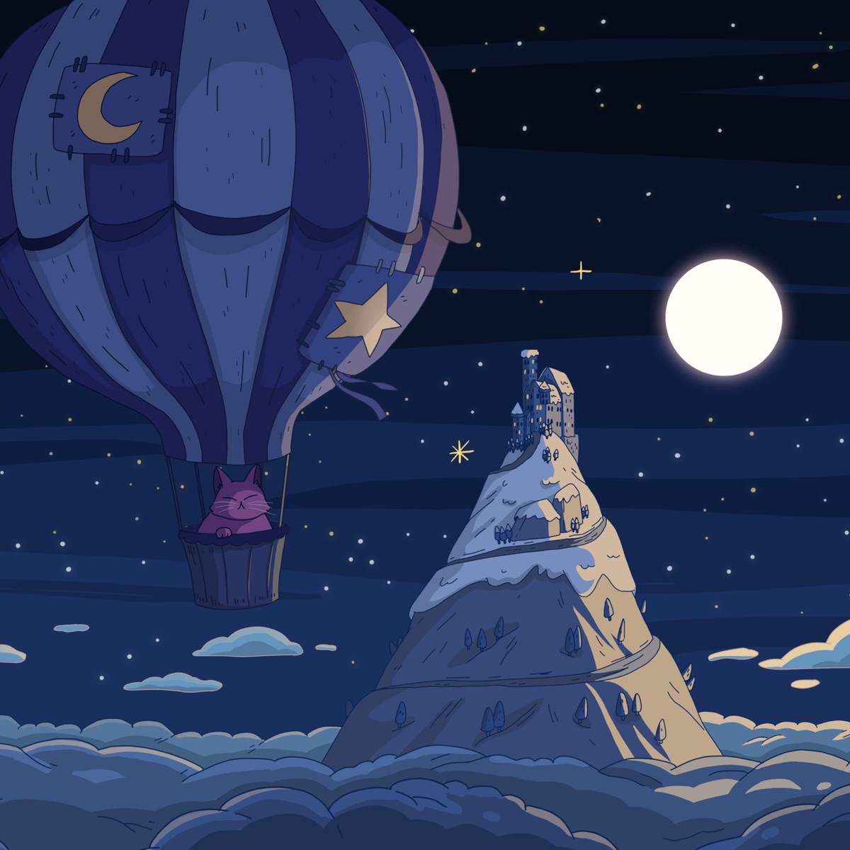 Above the Clouds by Purrple Cat album cover