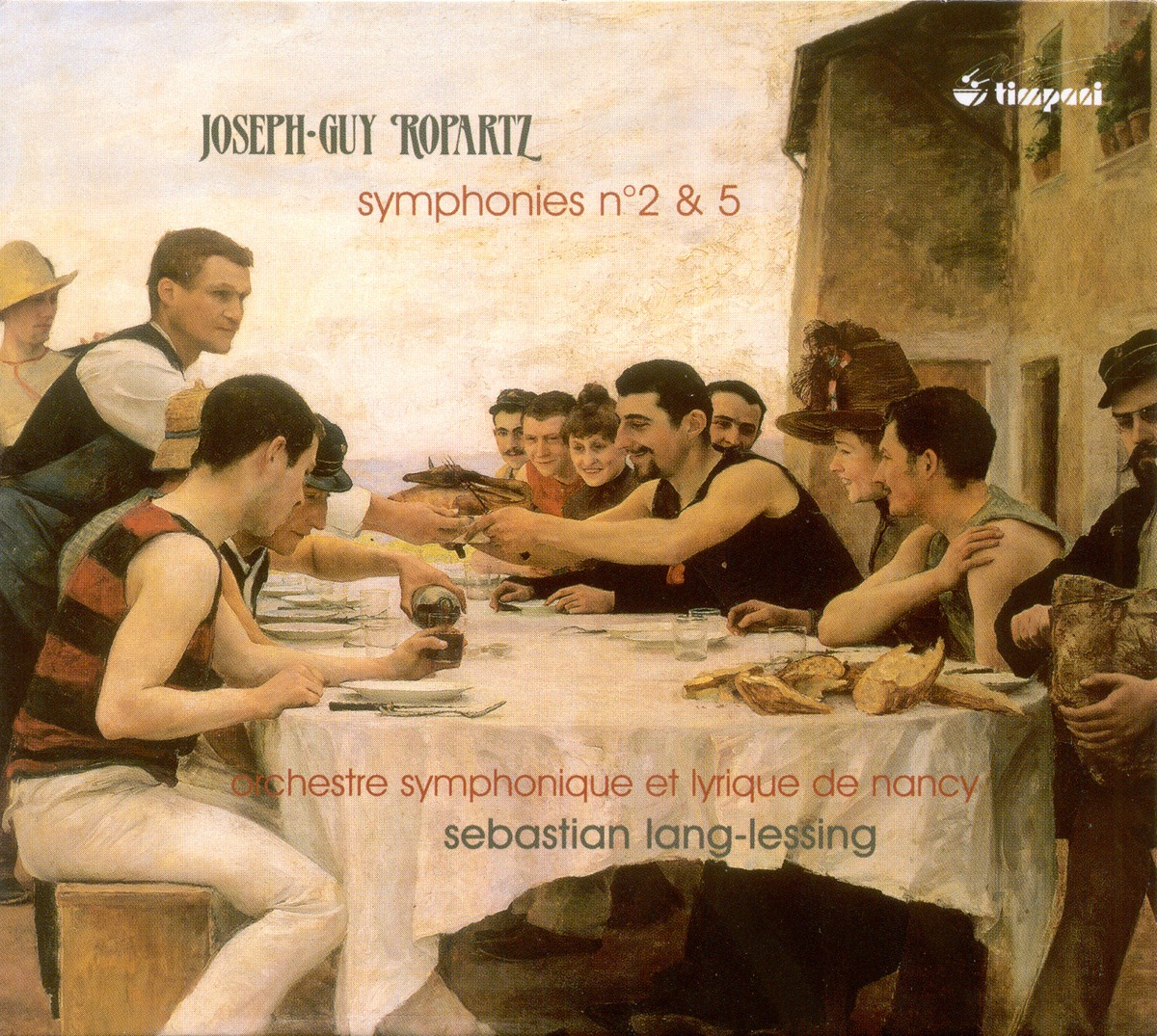 Ropartz, J.-G.: Symphonies Nos. 2 and 5 by Sebastian Lang-Lessing & Orchestre Symphonique et Lyrique de Nancy album cover