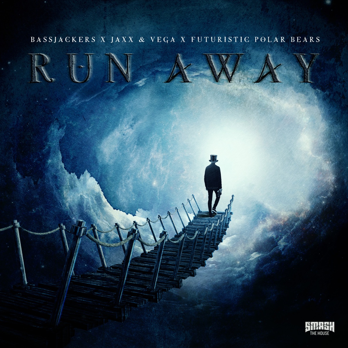 Run Away - Single by Bassjackers, Jaxx & Vega & Futuristic Polar Bears album cover