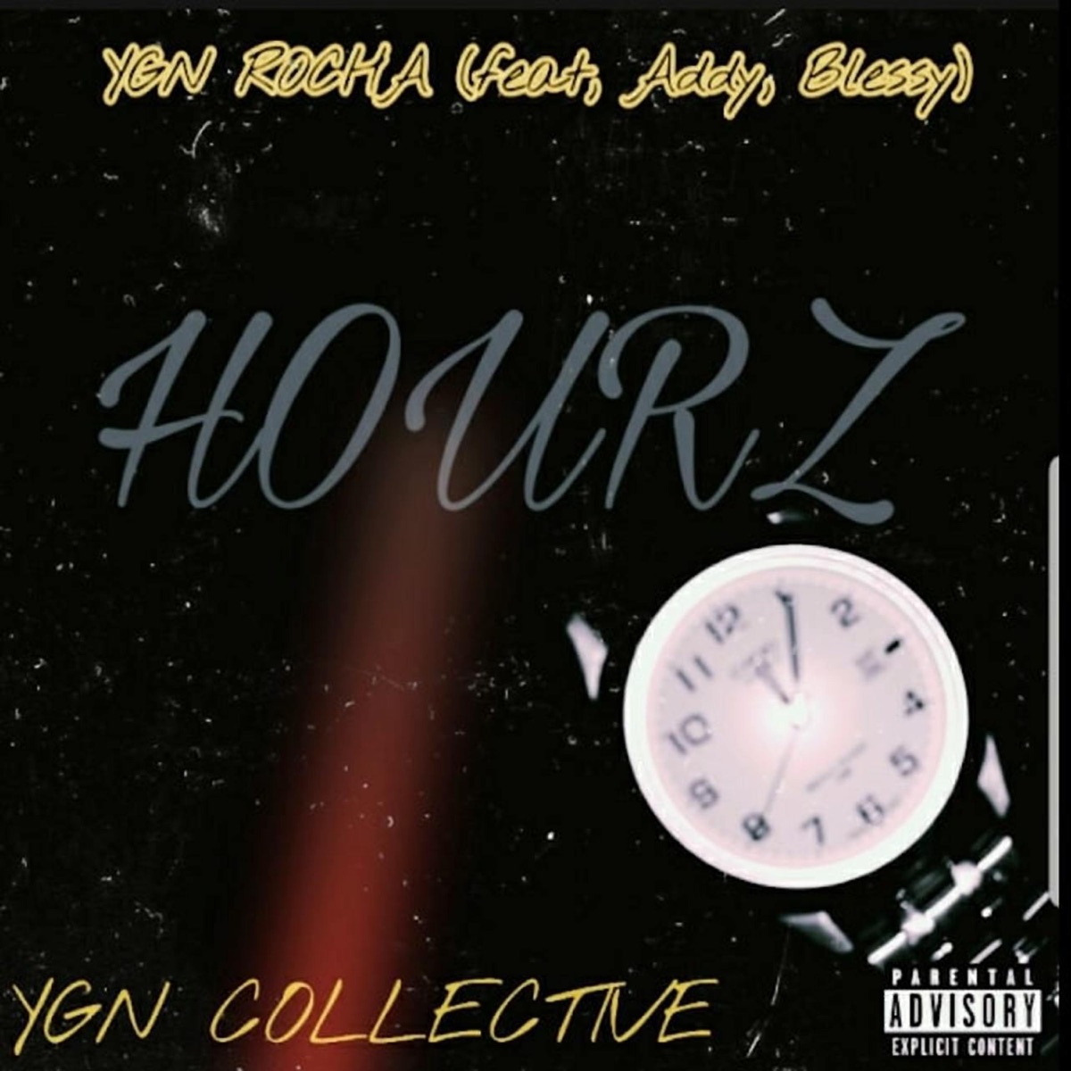 Hourz (feat. Addy & Blessy) - Single by YGN Rocha album cover