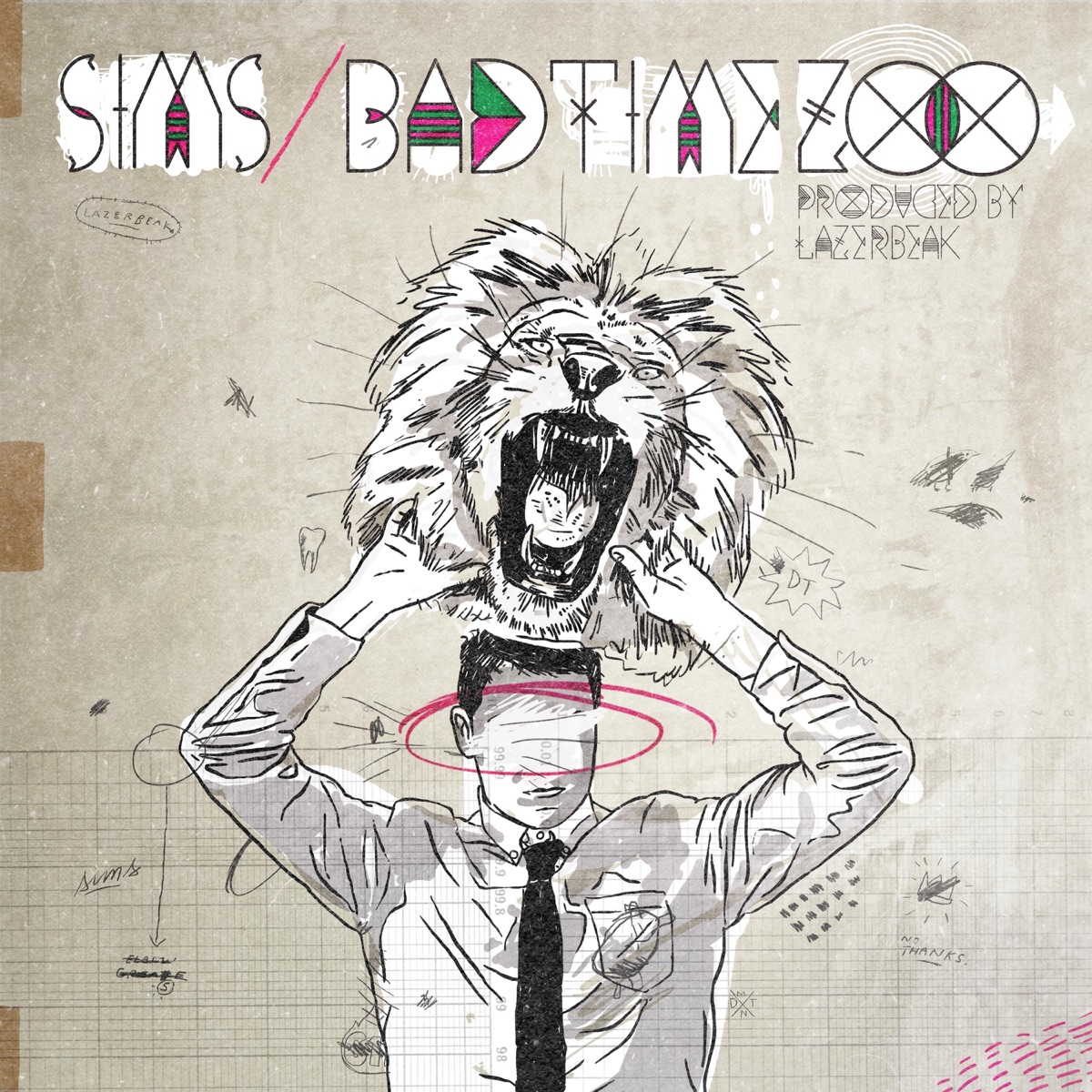 Bad Time Zoo by Sims album cover