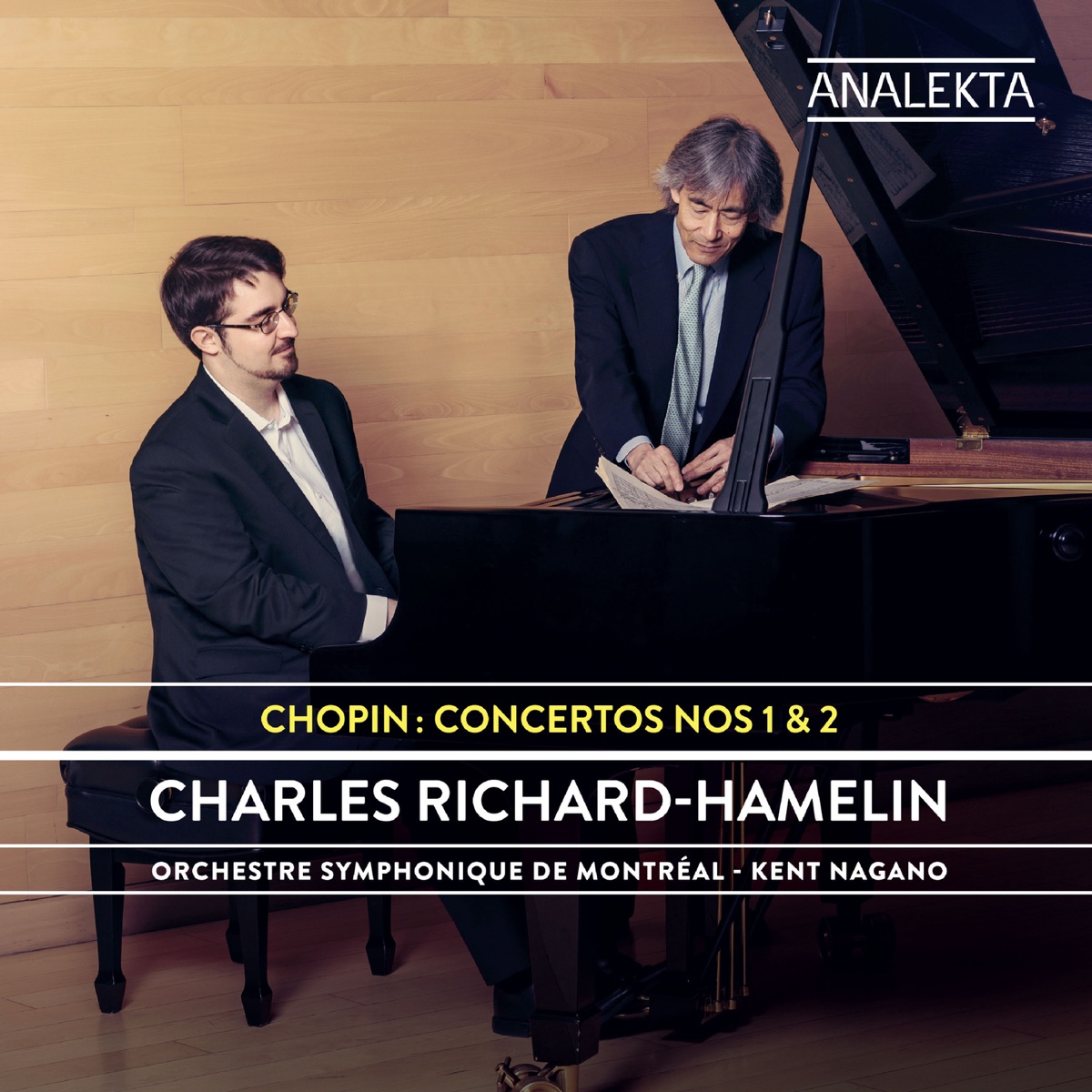 Chopin: Concertos Nos. 1 & 2 by Charles Richard-Hamelin, Orchestre Symphonique de Montréal & Kent Nagano album cover
