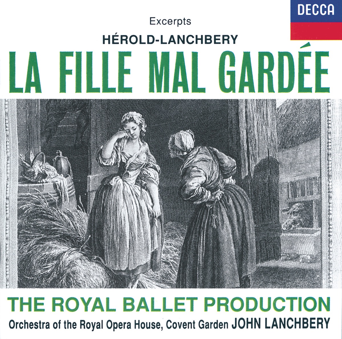 Hérold: La Fille mal gardée - Highlights by Orchestra of the Royal Opera House & John Lanchbery album cover